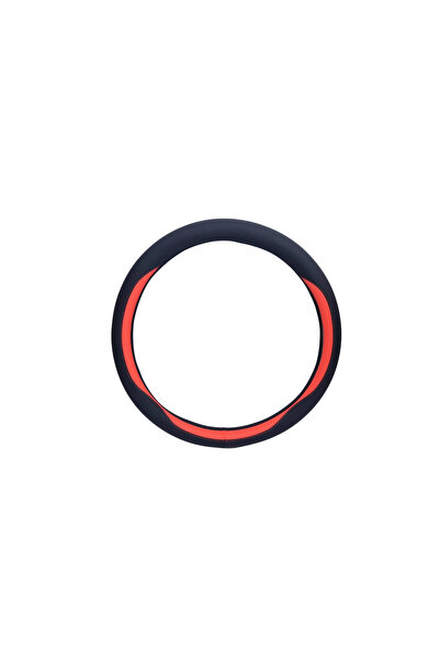 PARADOX SINCE 1992 Car Steering Wheel Cover, Eco-leather, Black & Red, Univer...