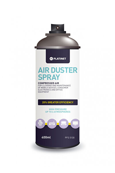 Platinet Spray cu aer comprimat 400 ml pentru curatarea dispozitivelor electronice