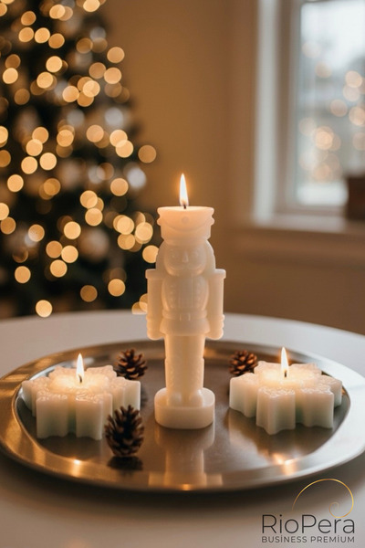 Oxford Sport Yılbaşı Hediye Paketi Yeni Yıl 4lü Set = 1X Kurşun Asker +2X Kar...