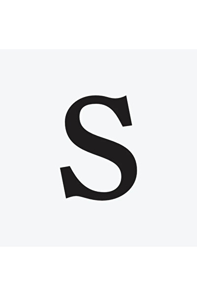 ONE SPRAY TATTOO S Harfi Klasik Font Tekli Dövme Şablonu – Kına Kalıbı & Tatt...