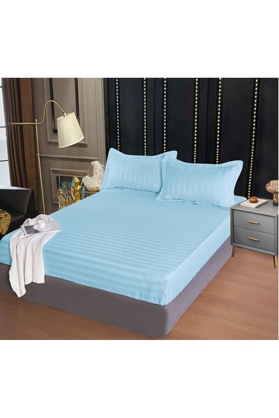 Primavara Set husă de pat damasc 160x200 + 2 fețe de pernă 55x60