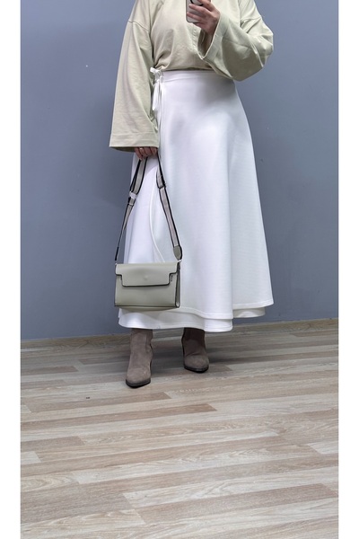 feiruz Scuba bağlamalı tesettür etek