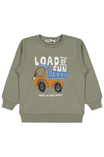 Civil Boys Load Printed 2-5 Years Old Sweatshirt Km - Khaki 3-4 Years Old