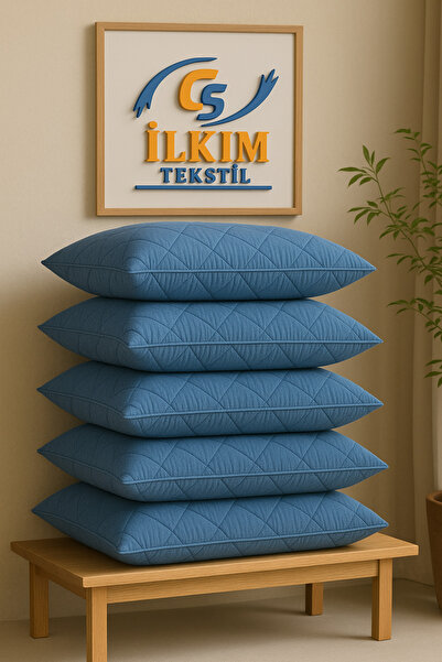 cs ilkim Set de perne din bumbac, 5 bucăți, protector pentru perne matlasat