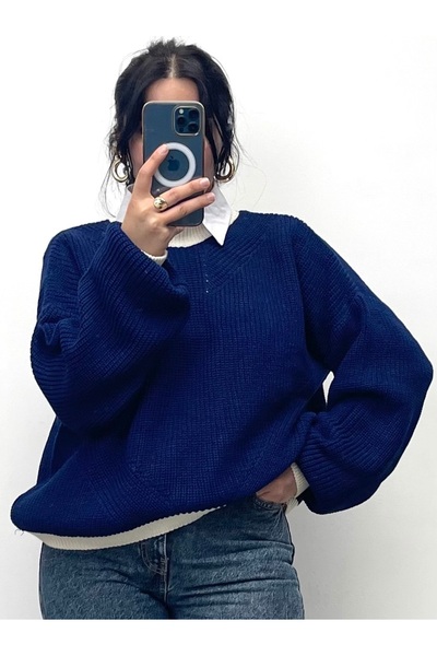 NİSUM MODA Pulover tricotat în două culori