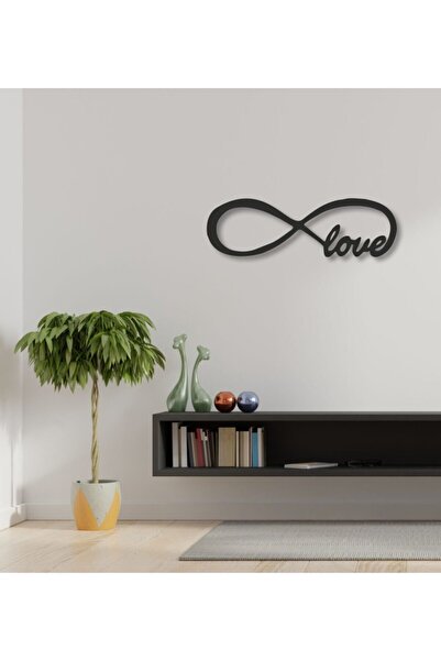 CT STONES Decorative Infinity Sign Love Wooden Wall Painting