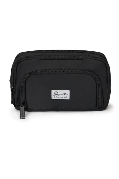 zagatto Pencil case for girls and boys, Black, With 3 compartments, Dimension...