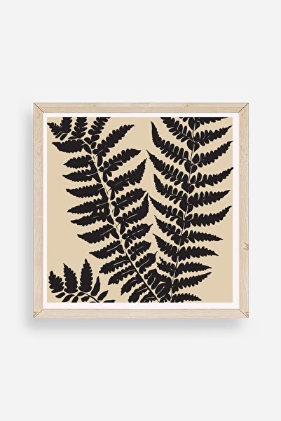 CT STONES Leaf Wooden Framed Table