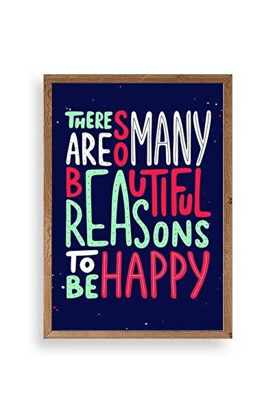 CT STONES Motto Wooden Framed Painting