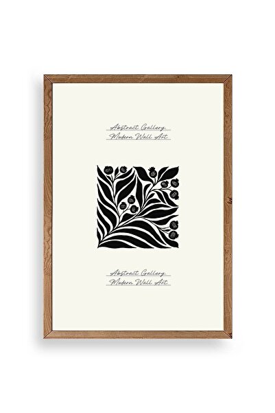 Twin Store لوحة مؤطرة بالزهور الخشبية