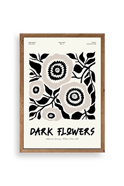 CT STONES Flower Wooden Framed Painting