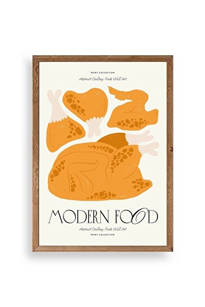 CT STONES Chicken Wood Framed Table