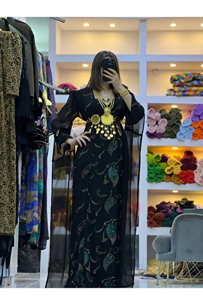 SOLİN YÖRESEL Kadın Yöresel Düğünlük Kaftan Abiye Elbise