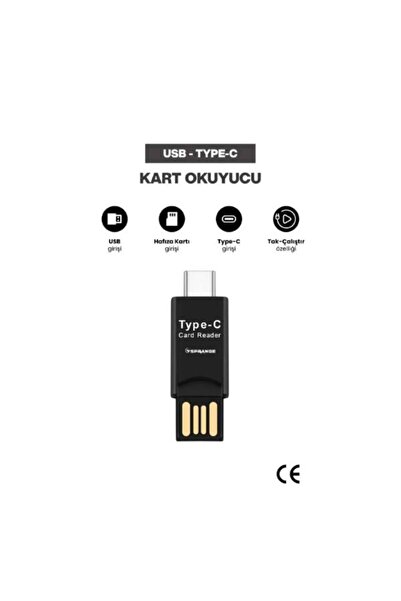 İstangül Butik USB to Type-C Card Reader