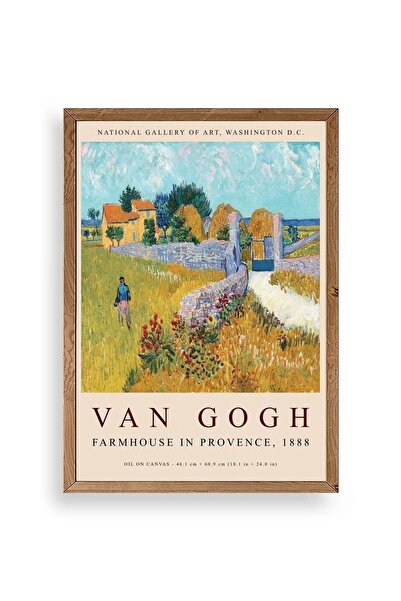 CT STONES Van Gogh Wooden Framed Painting