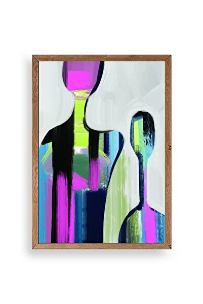 CT STONES Abstract Wooden Framed Painting