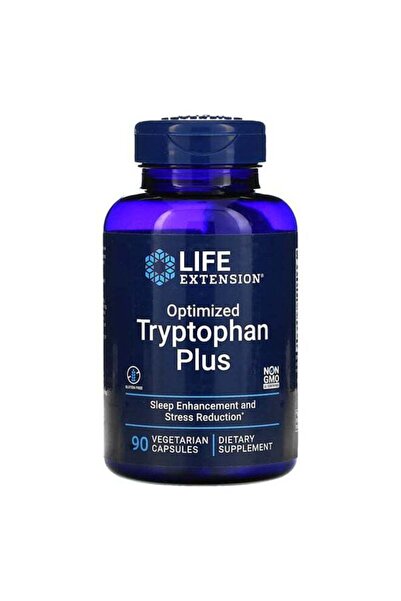 Life Extension كبسولات التربتوفان المعززة - 90 كبسولة نباتية (تحسن النوم وتقلل التوتر)