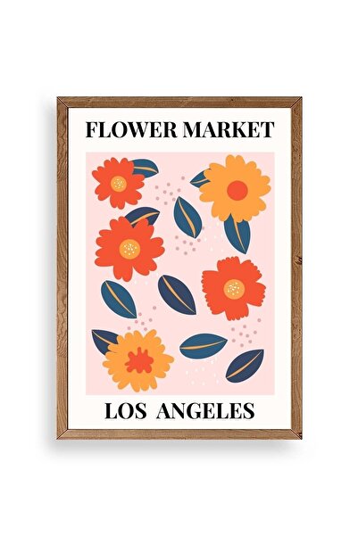 CT STONES Flower Wooden Framed Painting