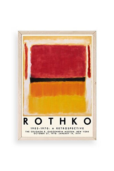 CT STONES Rothko Wooden Framed Painting