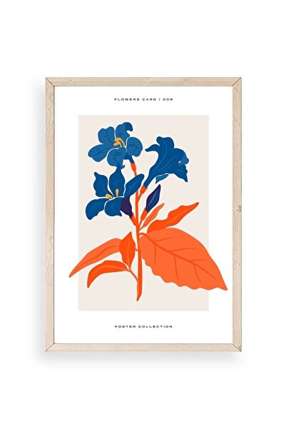 CT STONES Flowers Wooden Framed Painting