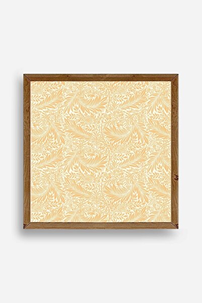 Twin Store لوحة بإطار خشبي على شكل ورقة شجر