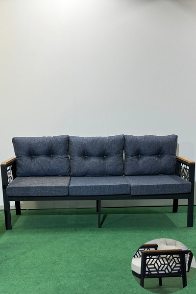 adımshops MELİSA 3lü Balkon-bahçe-kafe Çay Seti Koltuk Oturma Takımı-oturma Grubu,ofis Koltuğu