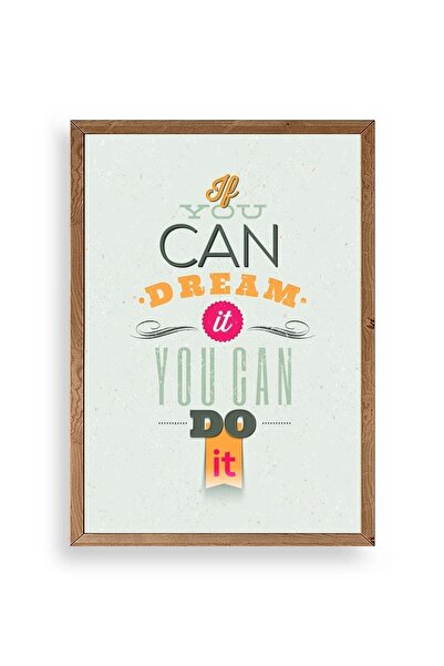 CT STONES Motto Wooden Framed Painting