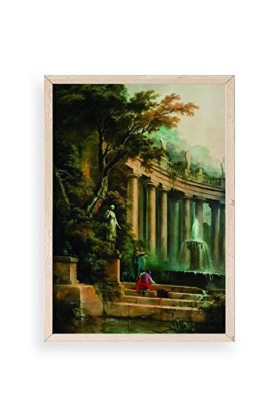 CT STONES Leaves Wooden Framed Painting