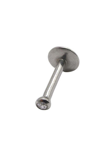 Bijuteria SORELLY Piercing Titan cu Piatră Albă