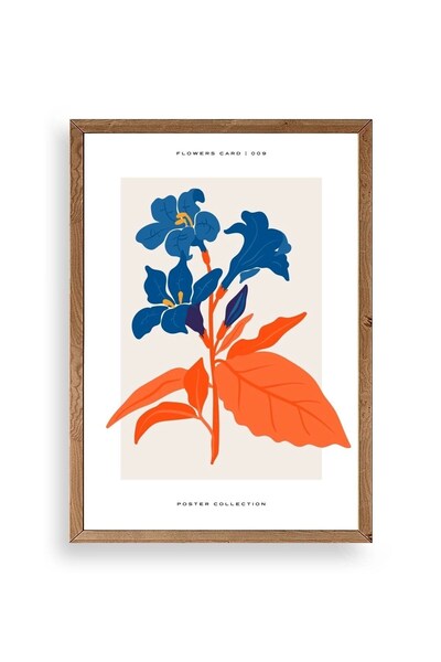 CT STONES Flowers Wooden Framed Painting