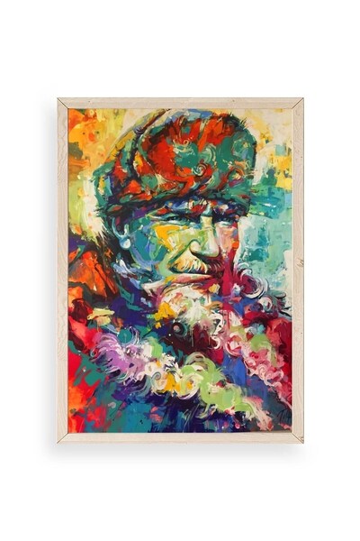 CT STONES Ataturk Wooden Framed Painting