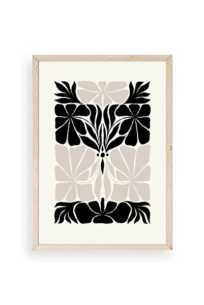 CT STONES Flower Wooden Framed Painting