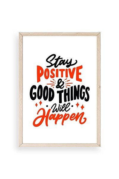 CT STONES Motto Wooden Framed Painting