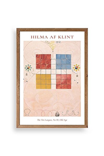 urfakent bilişim ve medya danışmanlık لوحة هيلما أف كلينت بإطار خشبي