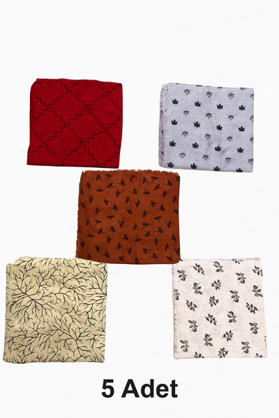 cs ilkim 5 Pack Soft Textured Scarf