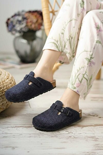 Ssefaayakkabi UNİSEX Ortopedik KAYDIRMAZ Tabanlı Kışlık KEÇE Önü Kapalı Günlü...