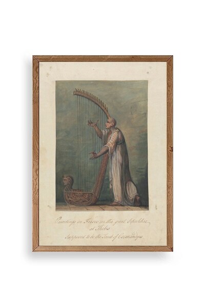 Twin Store لوحة جيمس بروس في إطار خشبي