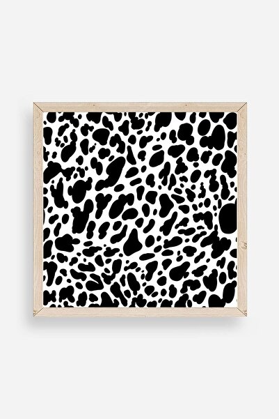 Twin Store لوحة مؤطرة بنمط خشبي