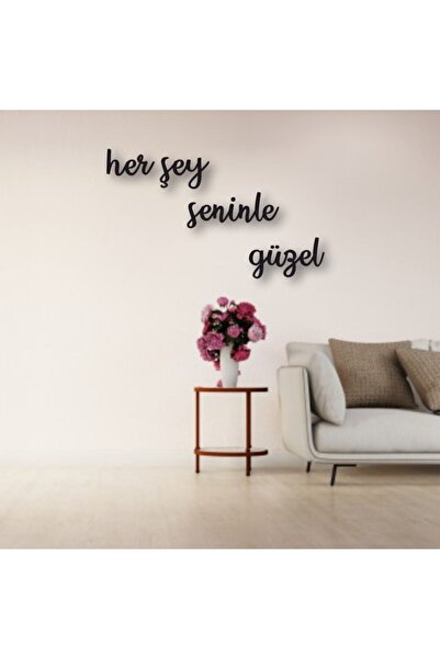 CT STONES Everything Is Beautiful with You Written Wooden Painting