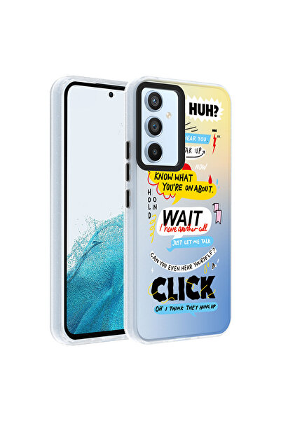 zore غطاء هاتف Galaxy A54 ذو غطاء صلب منقوش من NXXA Dragon - كلمات