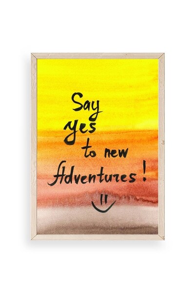 CT STONES Motto Wooden Framed Painting