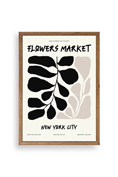 CT STONES Leaf Wooden Framed Table