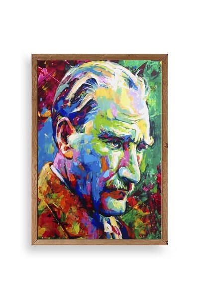 CT STONES Ataturk Wooden Framed Painting