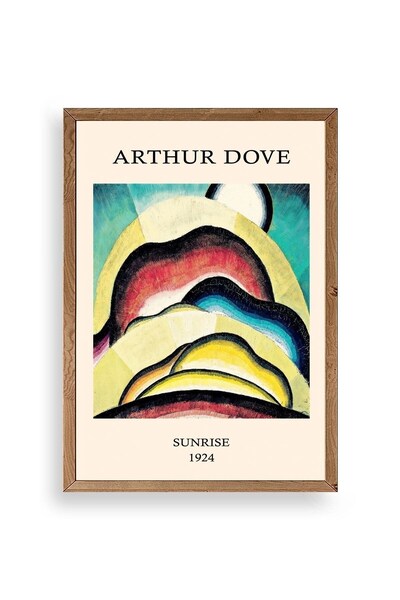 CT STONES Arthur Dove Wooden Framed Painting