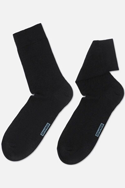 Conte Elegant Men's cotton socks, DiWaRi 3D Socks 000 - Black, 27 (42-43)