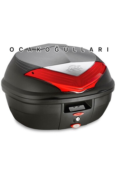 Shad KAPPA K355N KIRMIZI REFLEKTÖRLÜ MOTOSİKLET ARKA ÇANTA