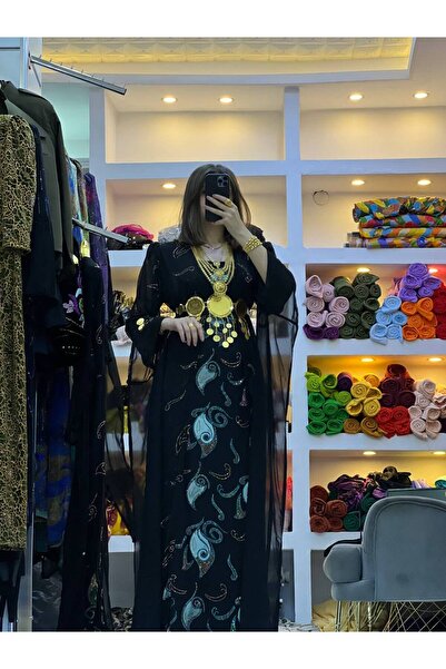 SOLİN YÖRESEL Kadın Yöresel Düğünlük Kaftan Abiye Elbise