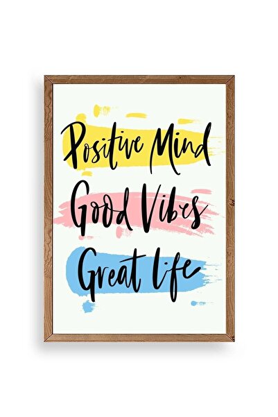 CT STONES Motto Wooden Framed Painting