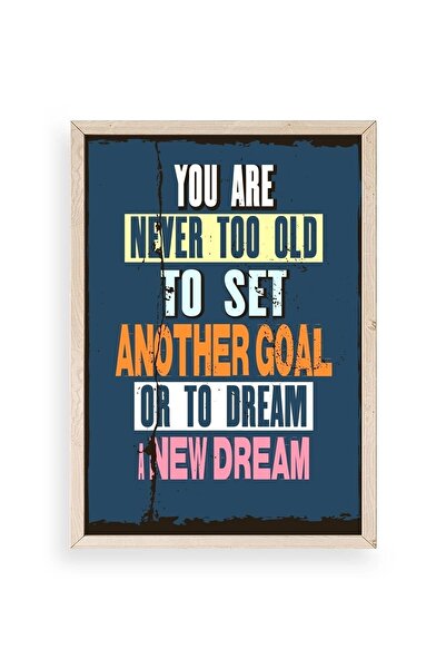 CT STONES Motto Wooden Framed Painting