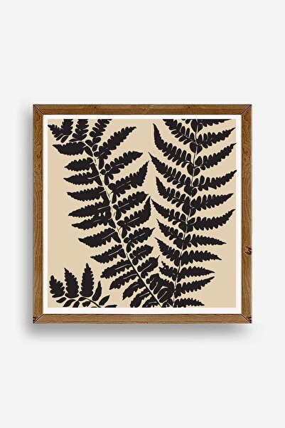 CT STONES Leaf Wooden Framed Table